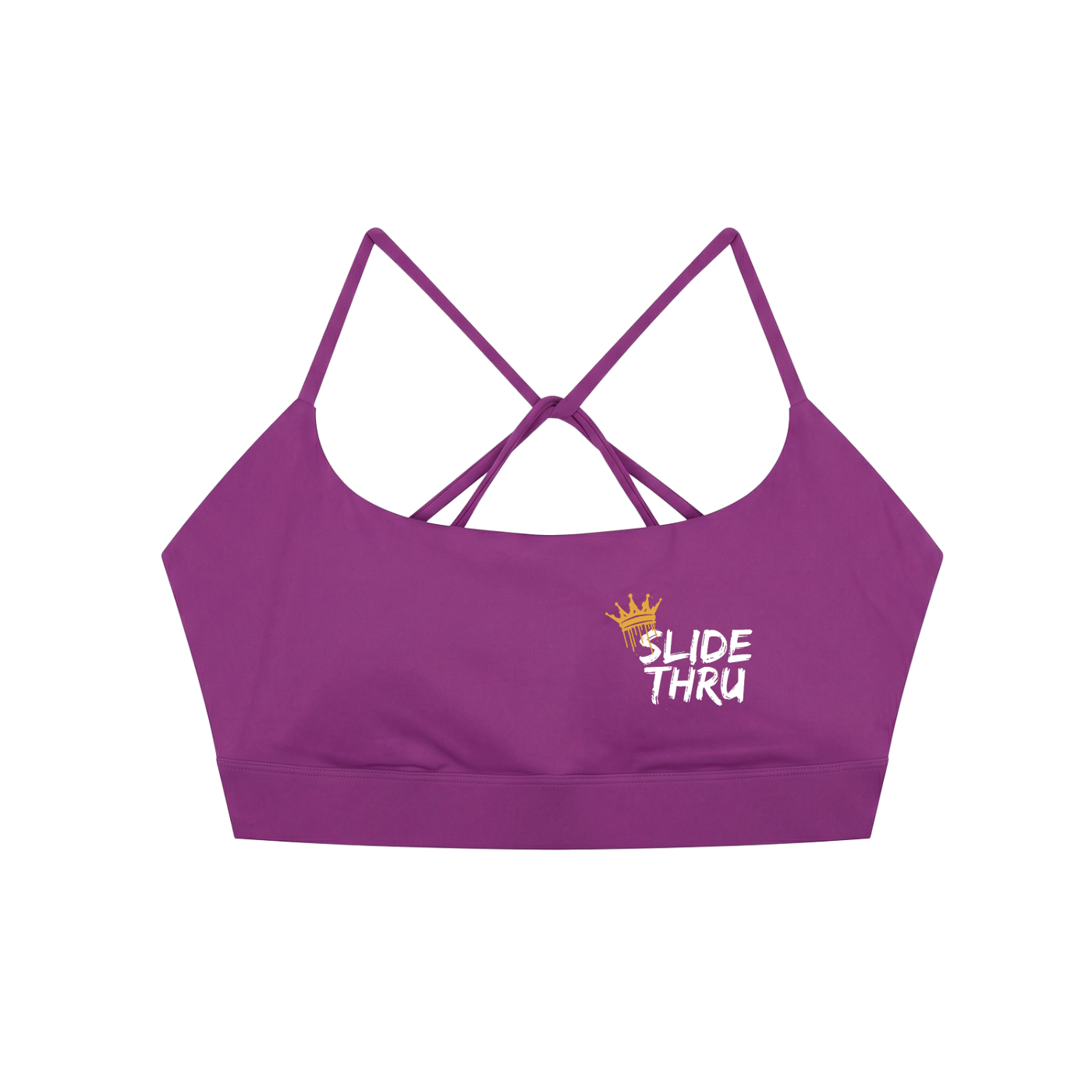 Strappy Criss Cross Yoga Sports Bra