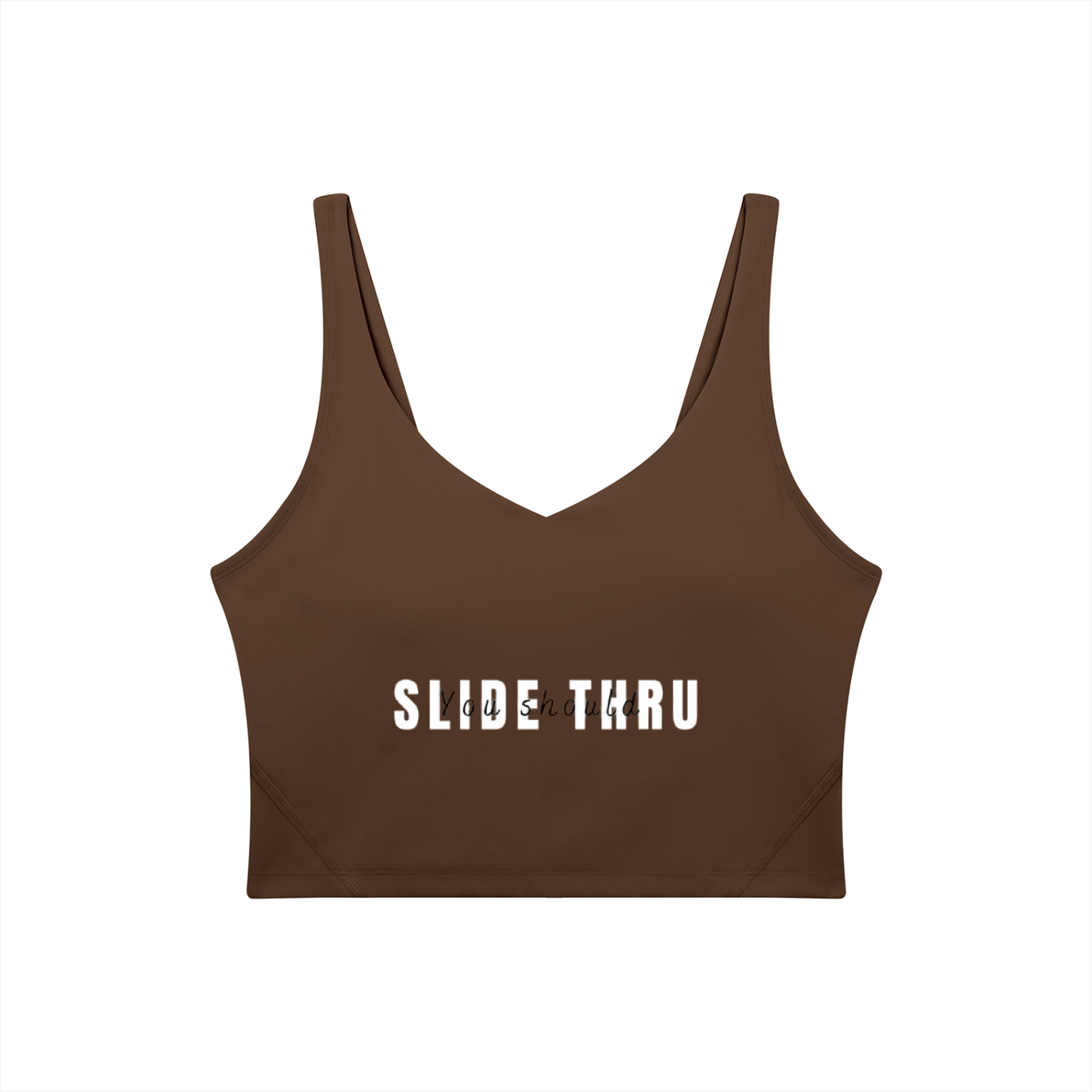 Women's V-Neck Yoga Sports Bra