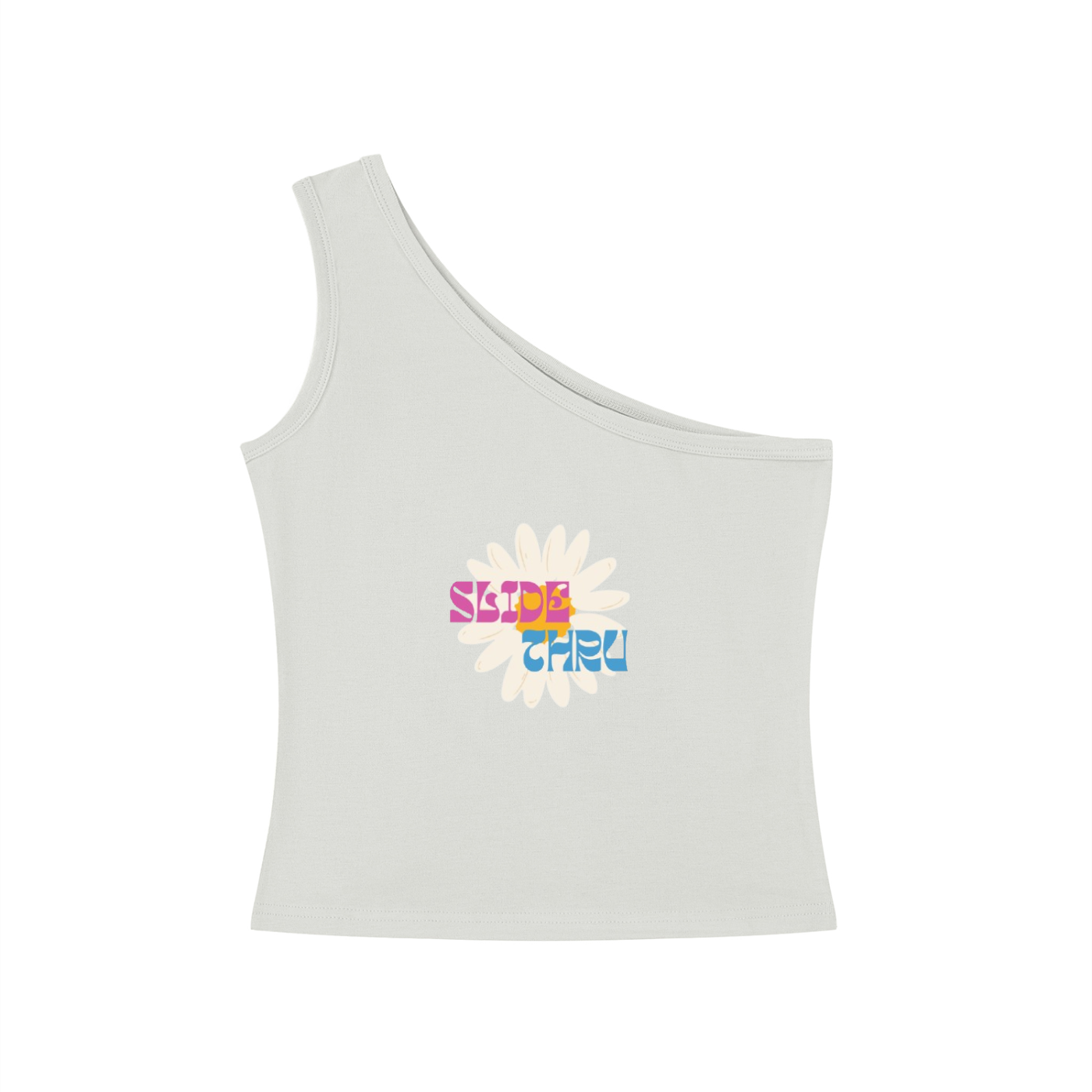 Women's One-Shoulder Crop T-Shirt