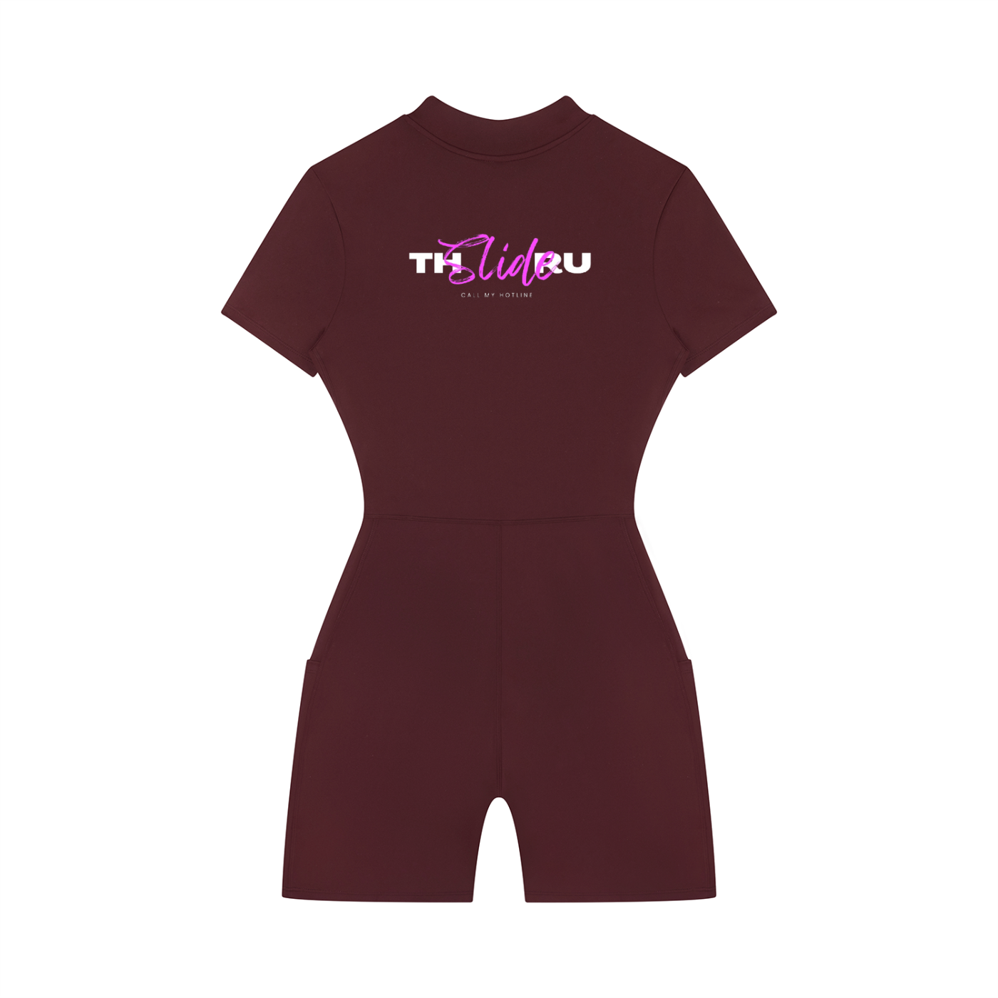 Women's Quarter-Zip Short Sleeve Romper