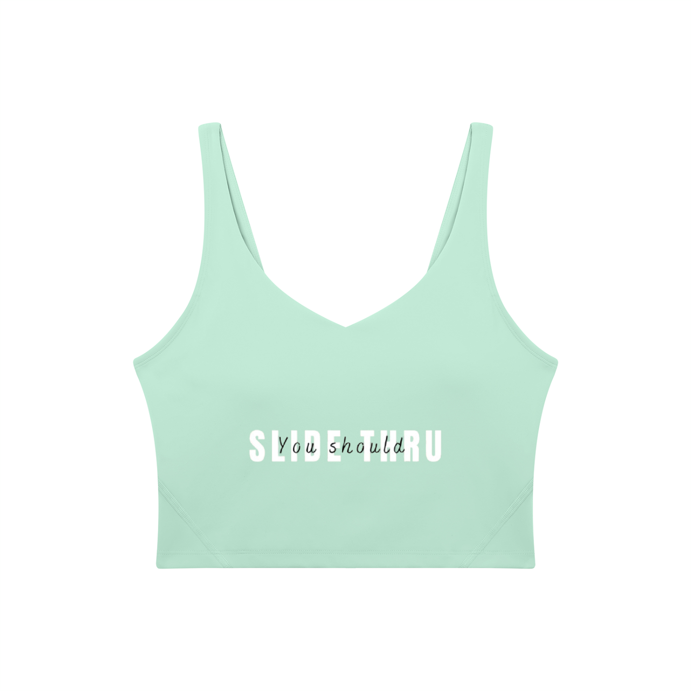 Women's V-Neck Yoga Sports Bra