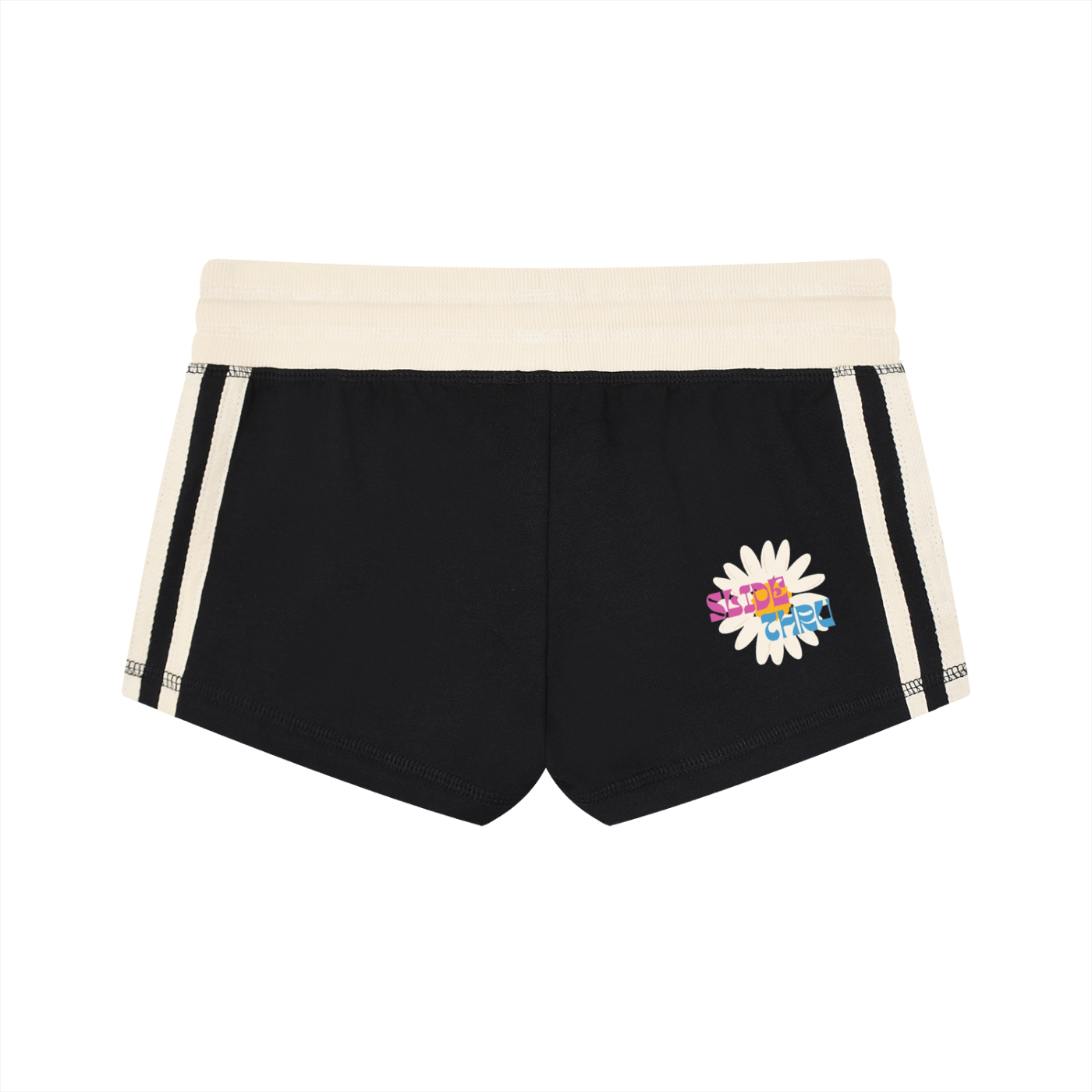 Women's Contrast Stripe Track Shorts