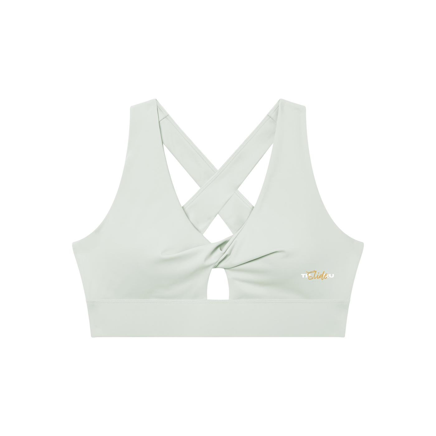 Women's Twist Front V-Neck Sports Bra