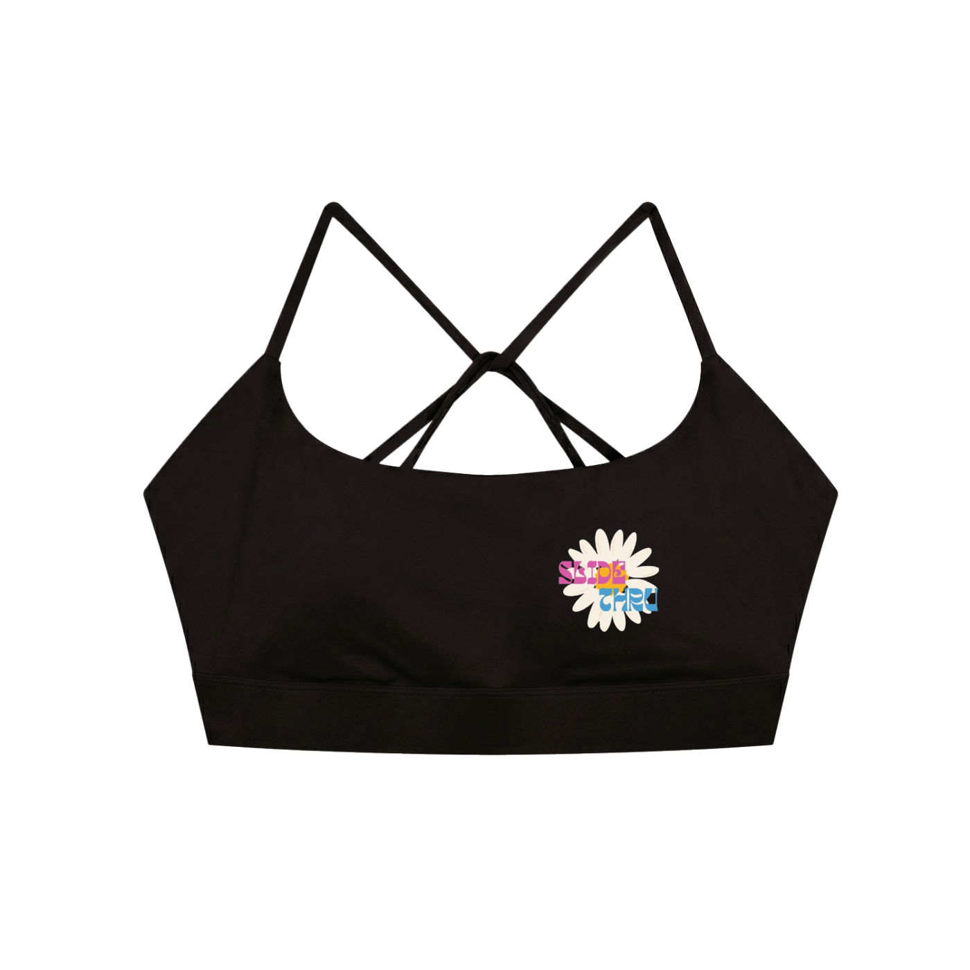 Strappy Criss Cross Yoga Sports Bra