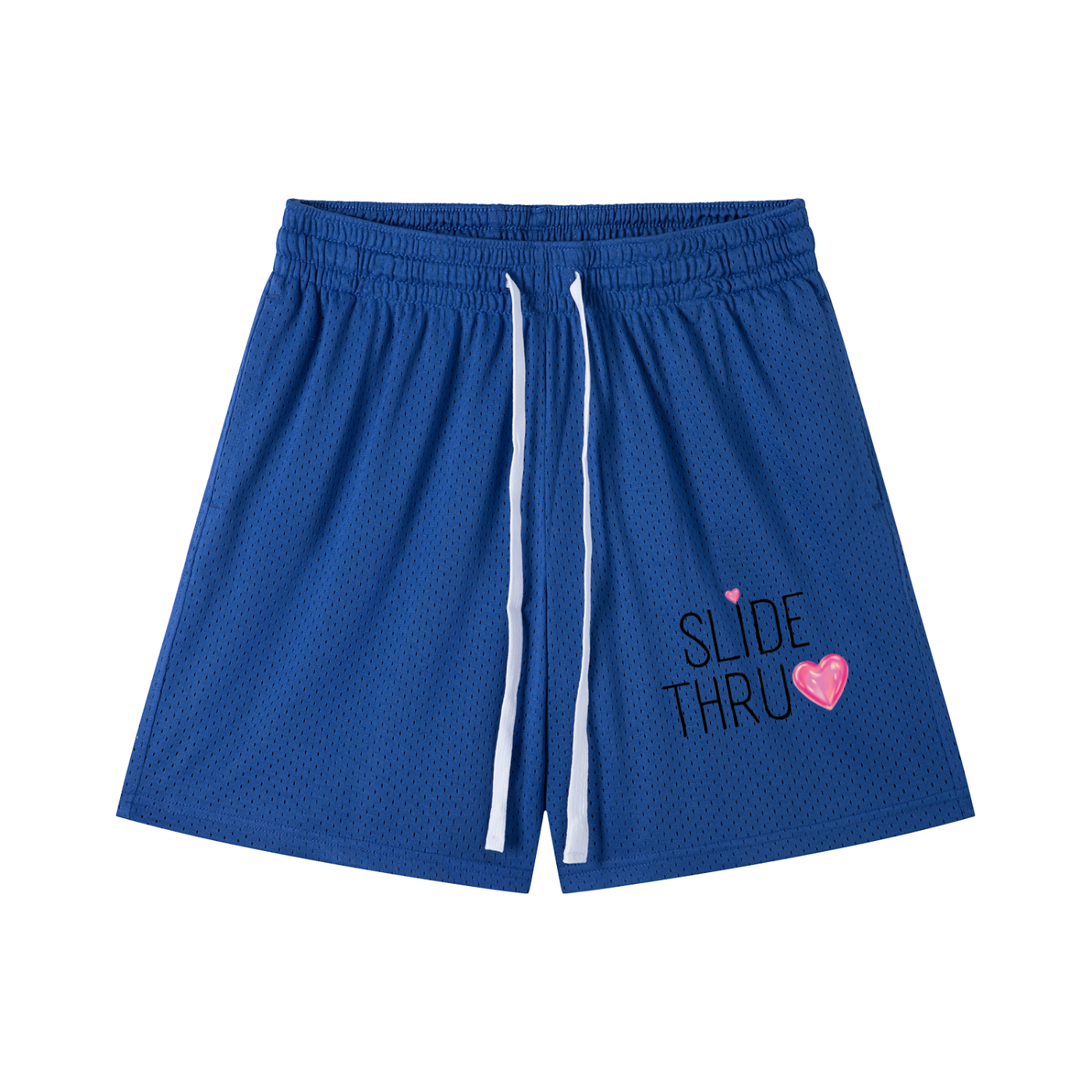 Mesh Drawstring Shorts