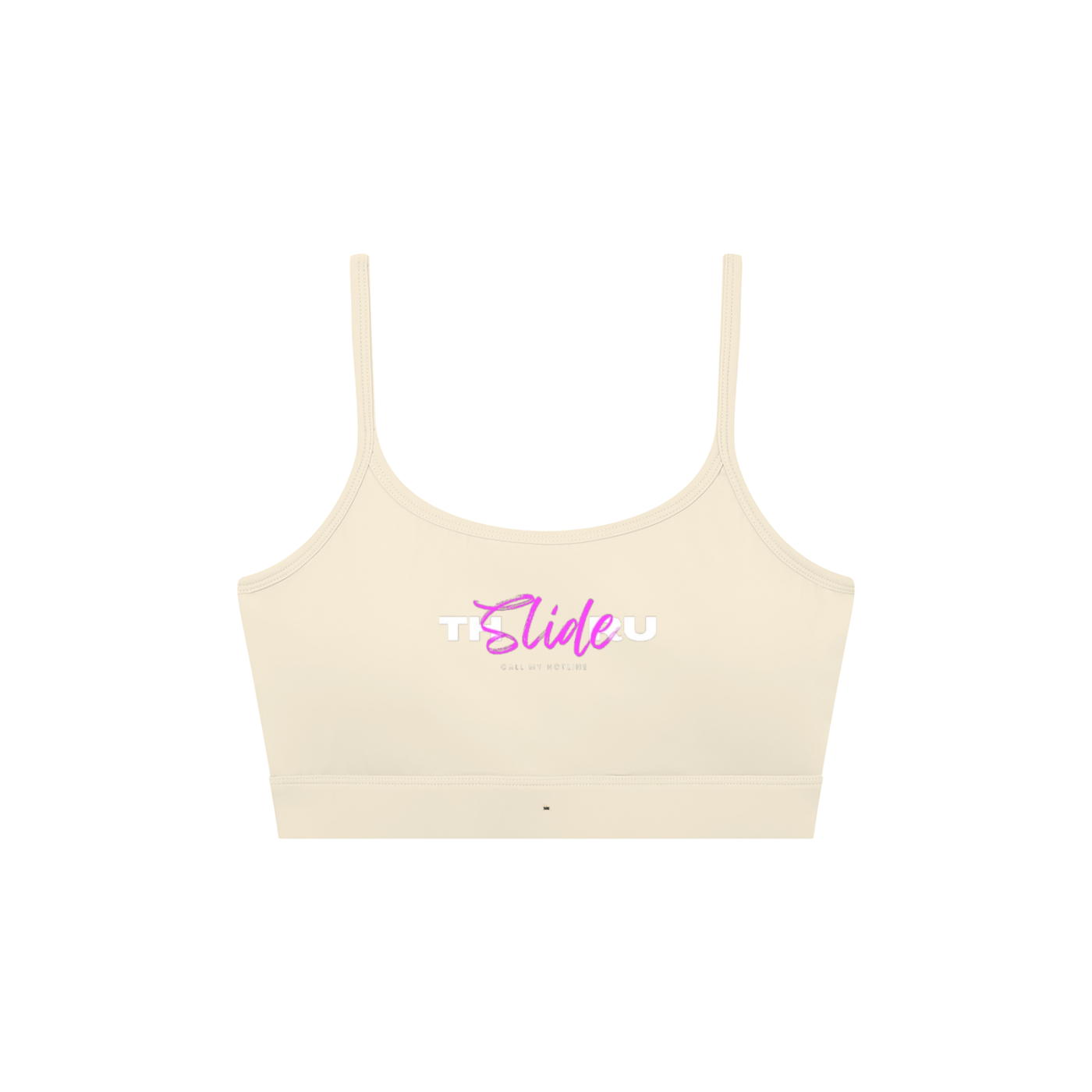 Women's Solid U-Neck Sports Bra