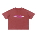 Mineral Wash Boxy Cotton T-Shirt