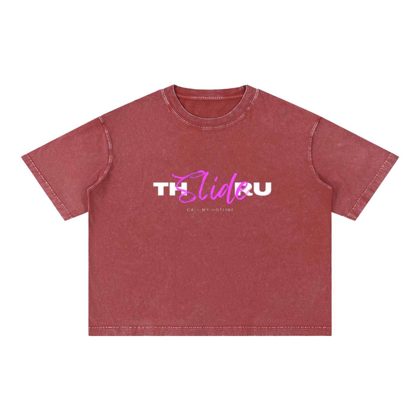 Mineral Wash Boxy Cotton T-Shirt