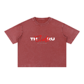 Mineral Wash Boxy Cotton T-Shirt