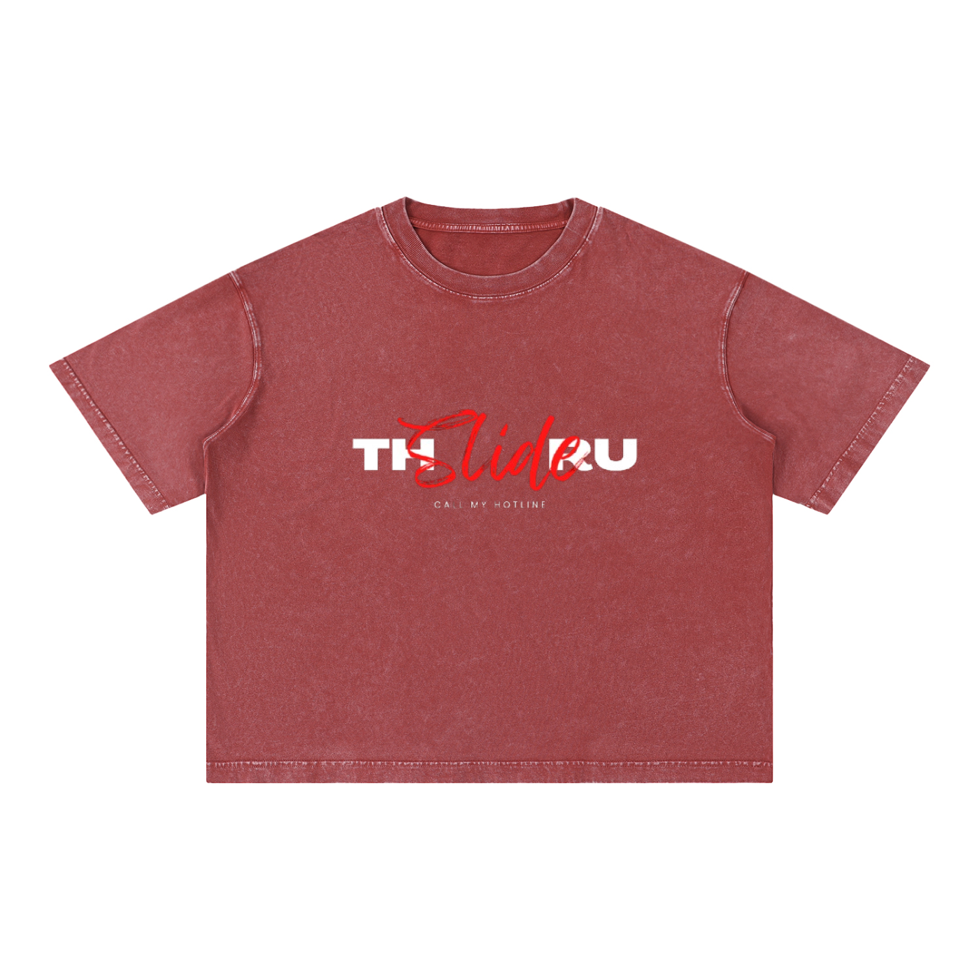 Mineral Wash Boxy Cotton T-Shirt