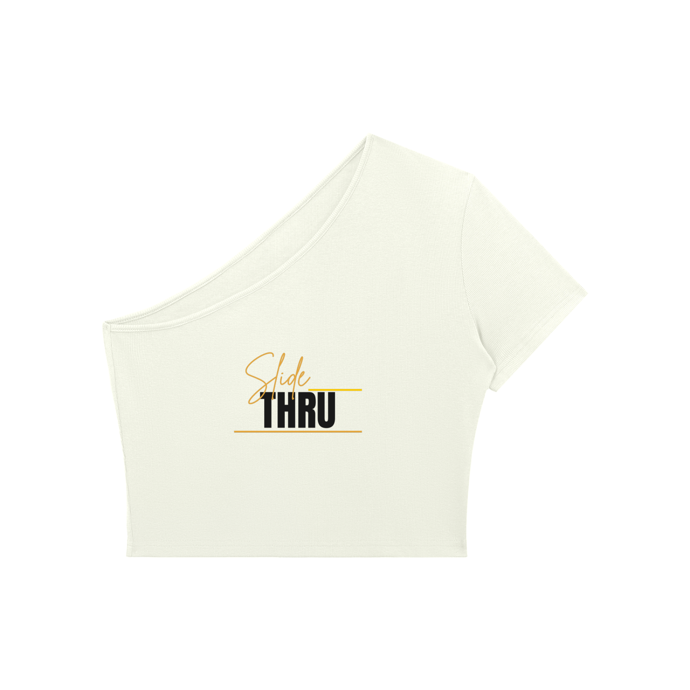 Women's One-Shoulder Crop T-Shirt