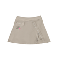 High-Waist Pocketed A-Line Skirt