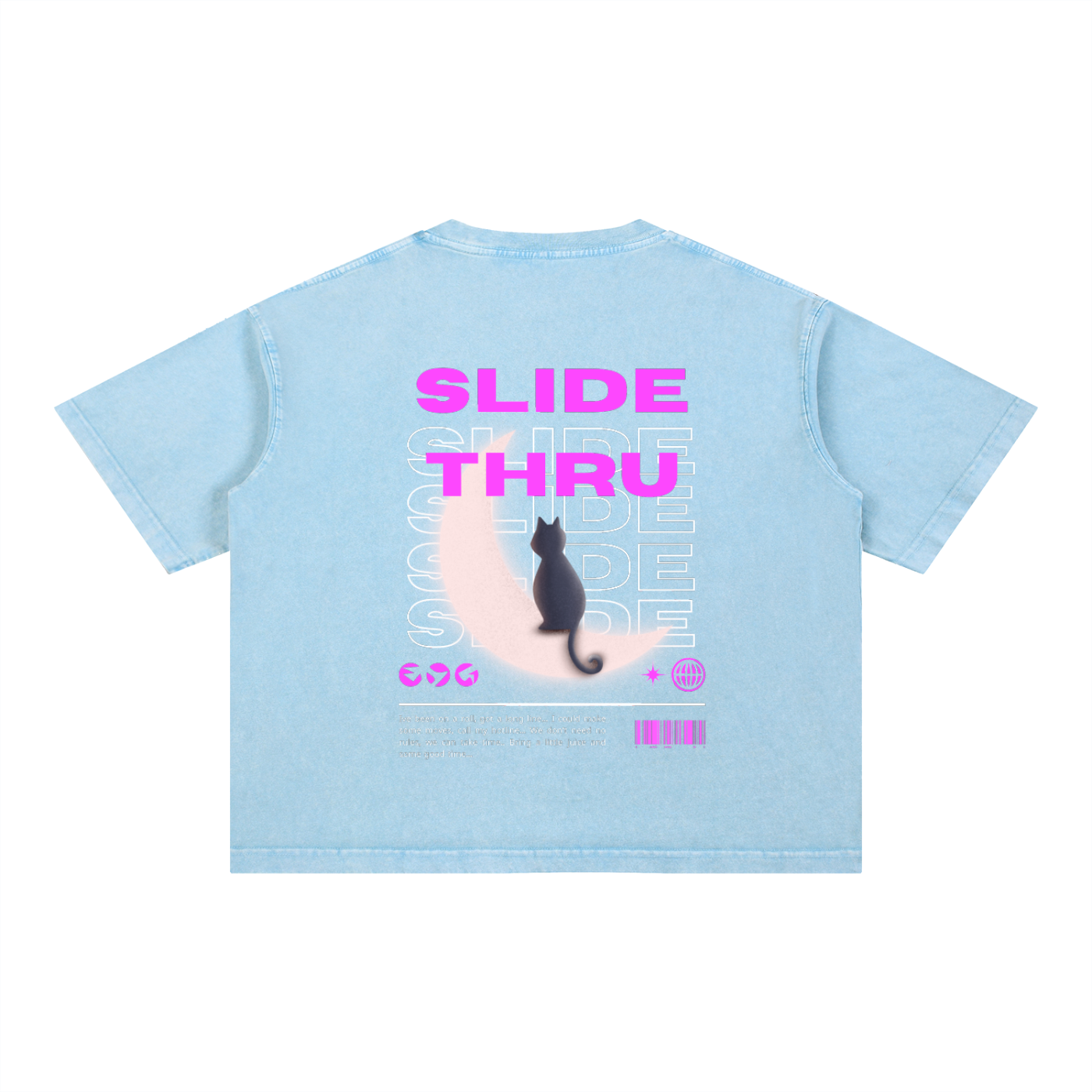 Mineral Wash Boxy Cotton T-Shirt