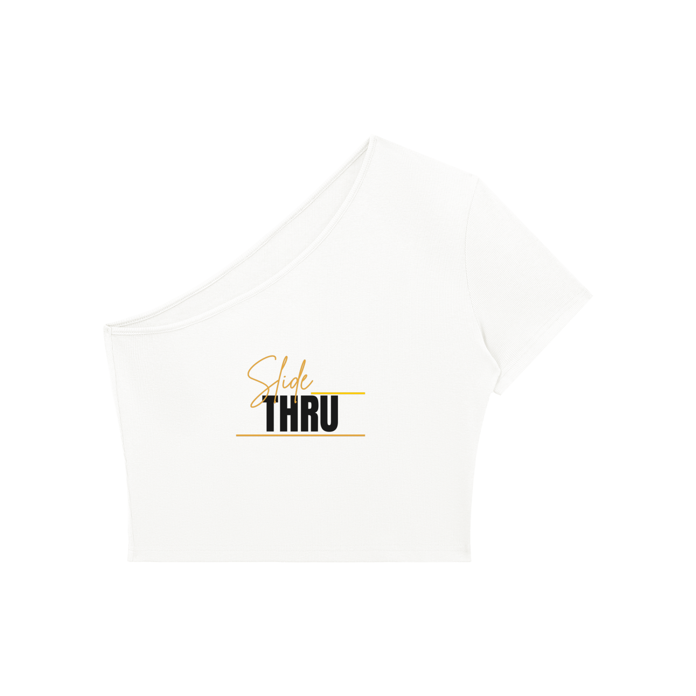 Women's One-Shoulder Crop T-Shirt
