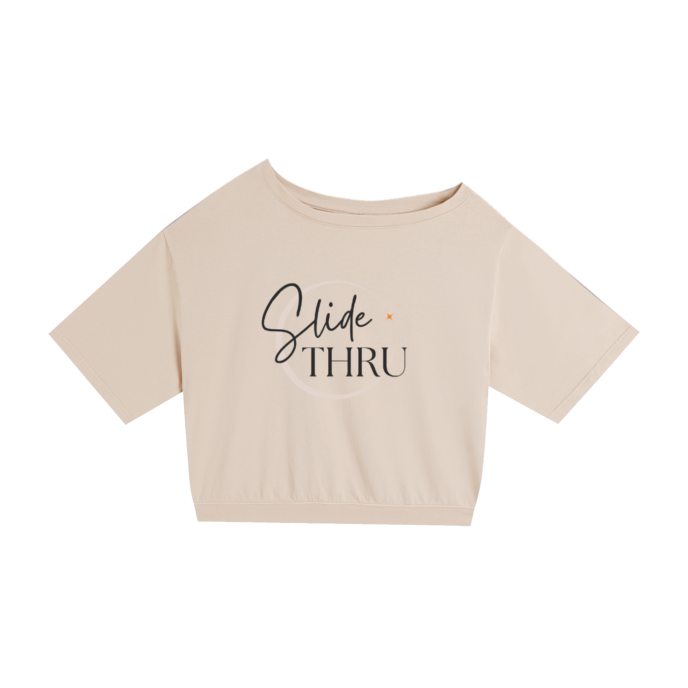 Asymmetric Shoulder Oversized Cotton T-Shirt
