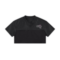 Women’s Cropped Paneled V-Neck Jersey