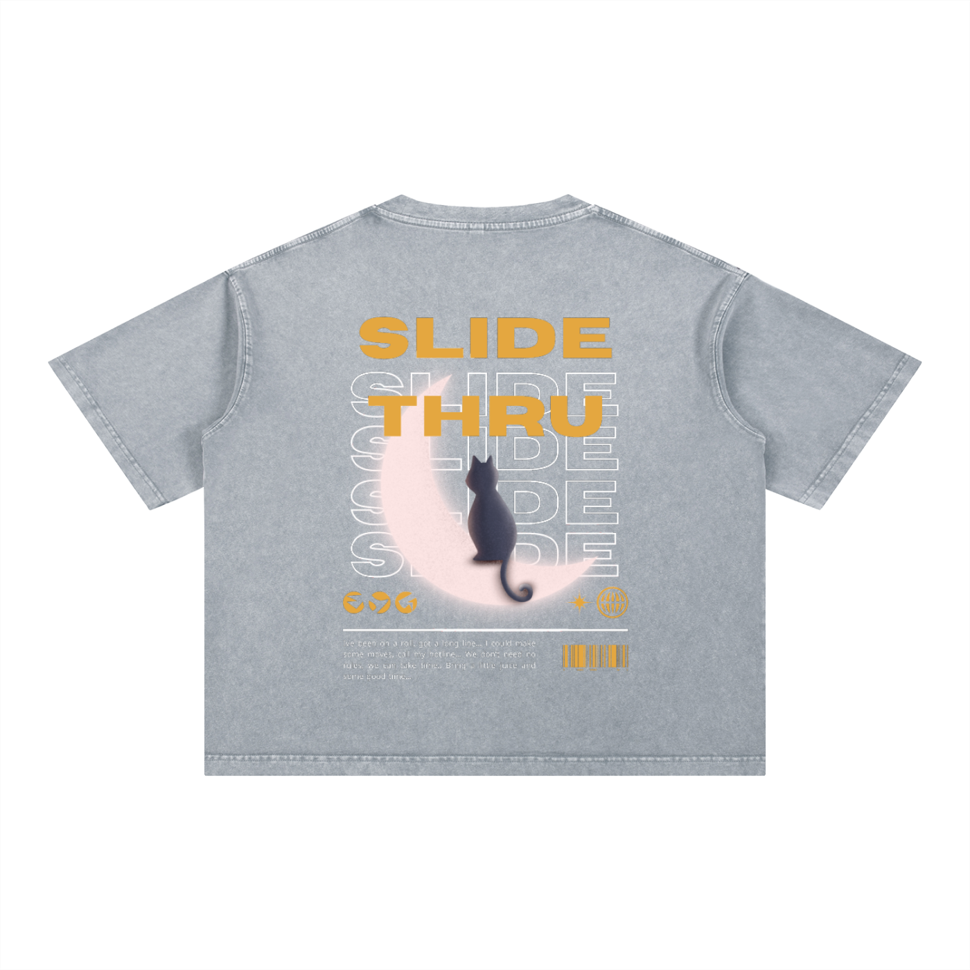 Mineral Wash Boxy Cotton T-Shirt