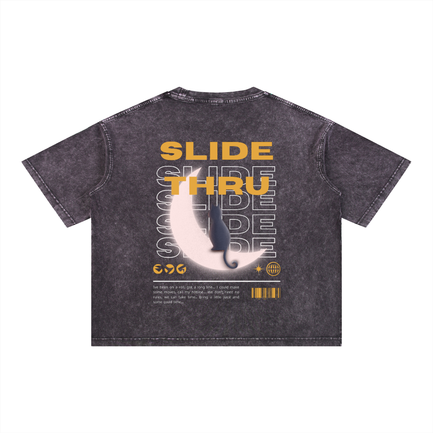 Mineral Wash Boxy Cotton T-Shirt