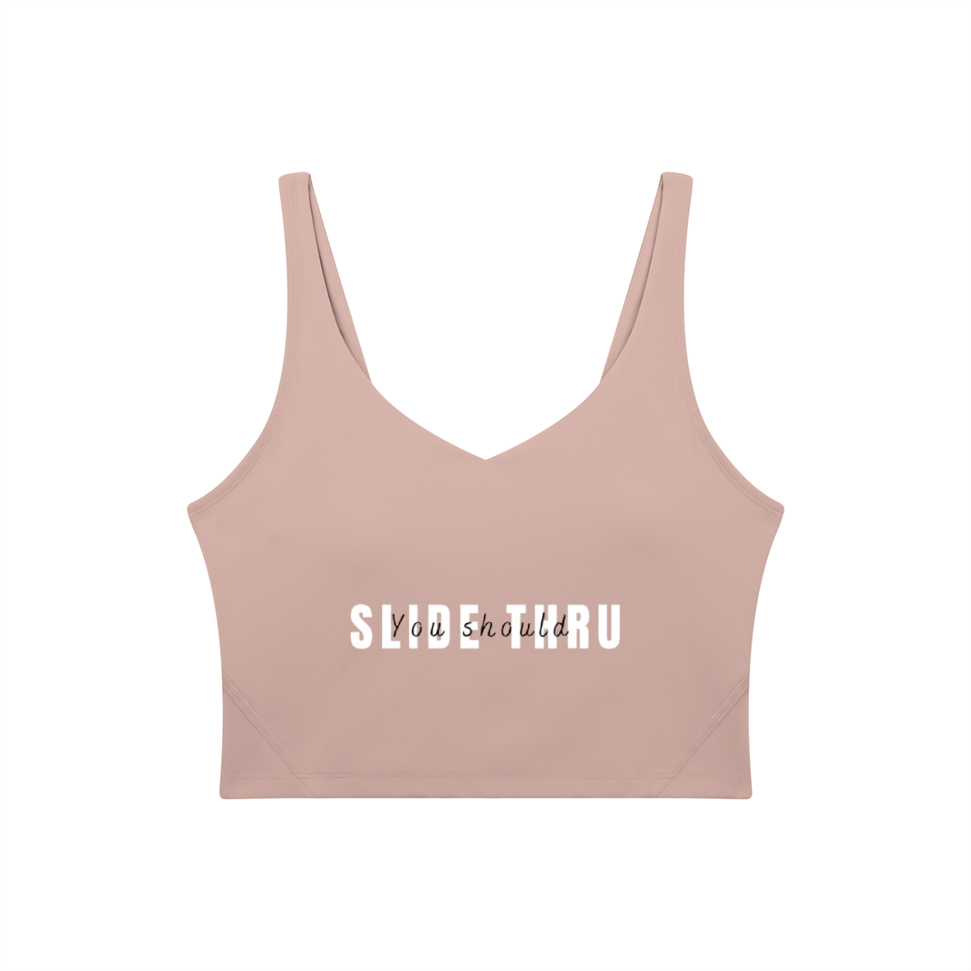 Women's V-Neck Yoga Sports Bra