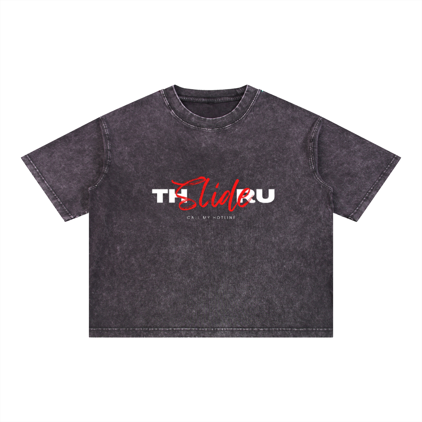 Mineral Wash Boxy Cotton T-Shirt