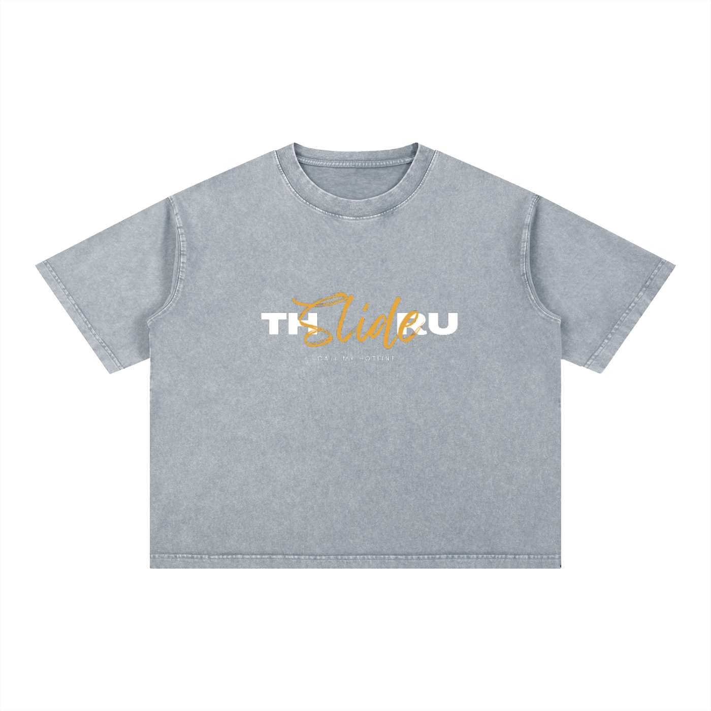 Mineral Wash Boxy Cotton T-Shirt