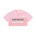 Women’s Cropped Paneled V-Neck Jersey