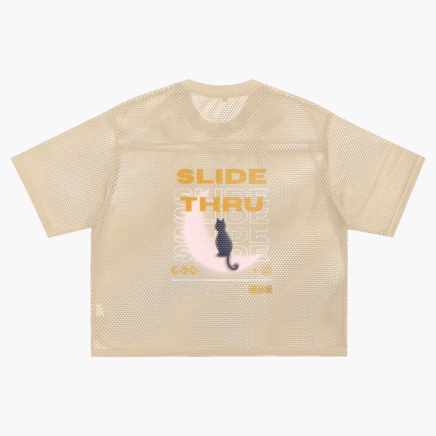 See-through Boxy Net T-Shirt