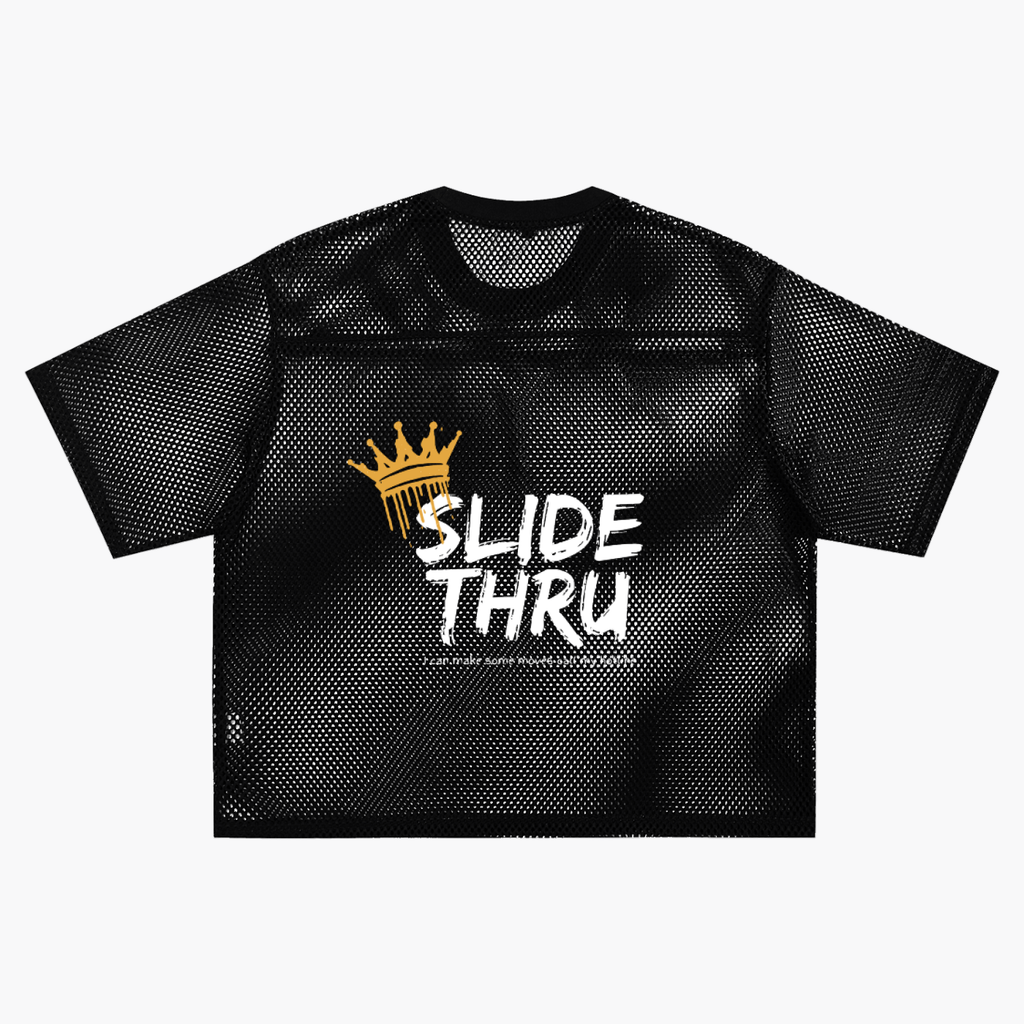 See-through Boxy Net T-Shirt