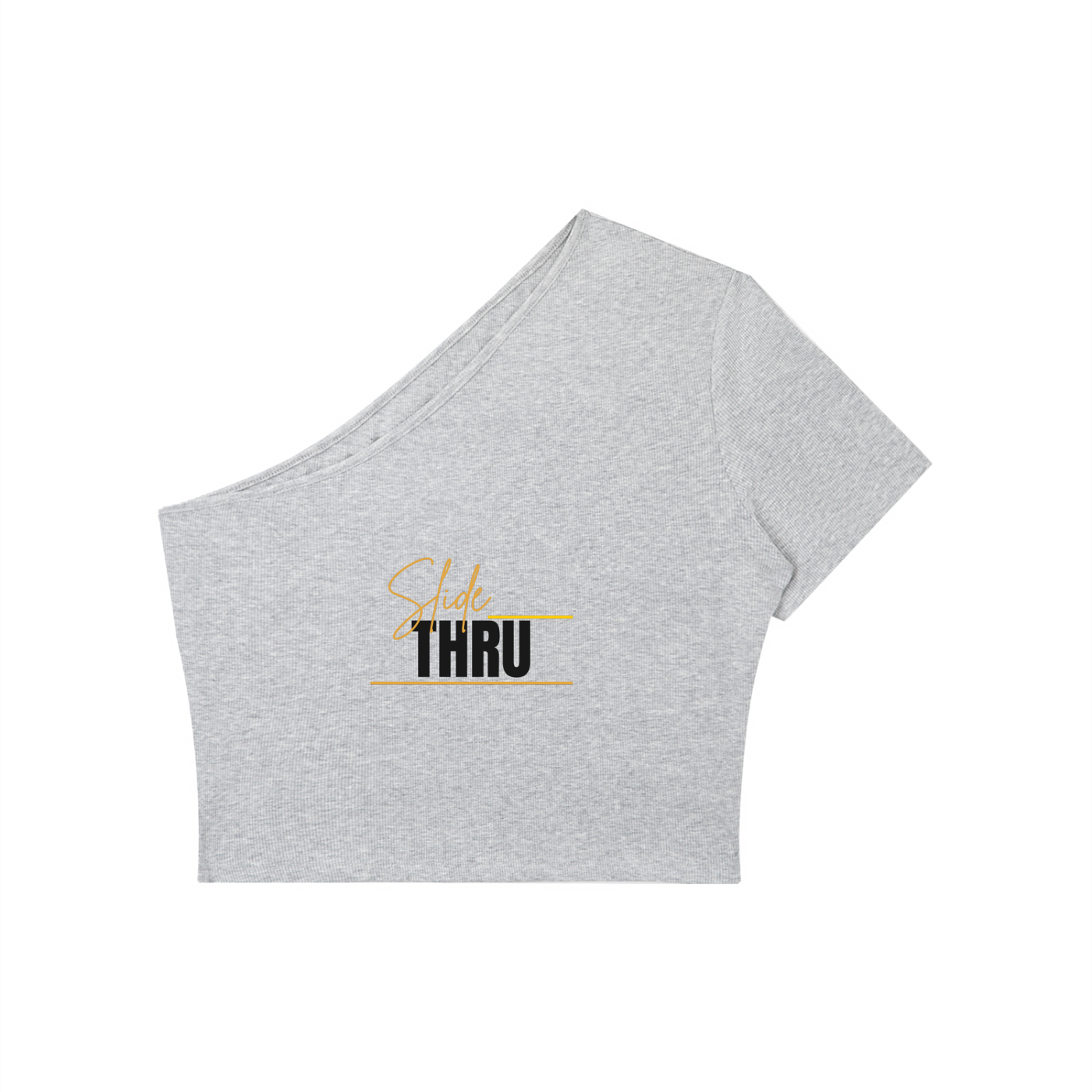 Women's One-Shoulder Crop T-Shirt