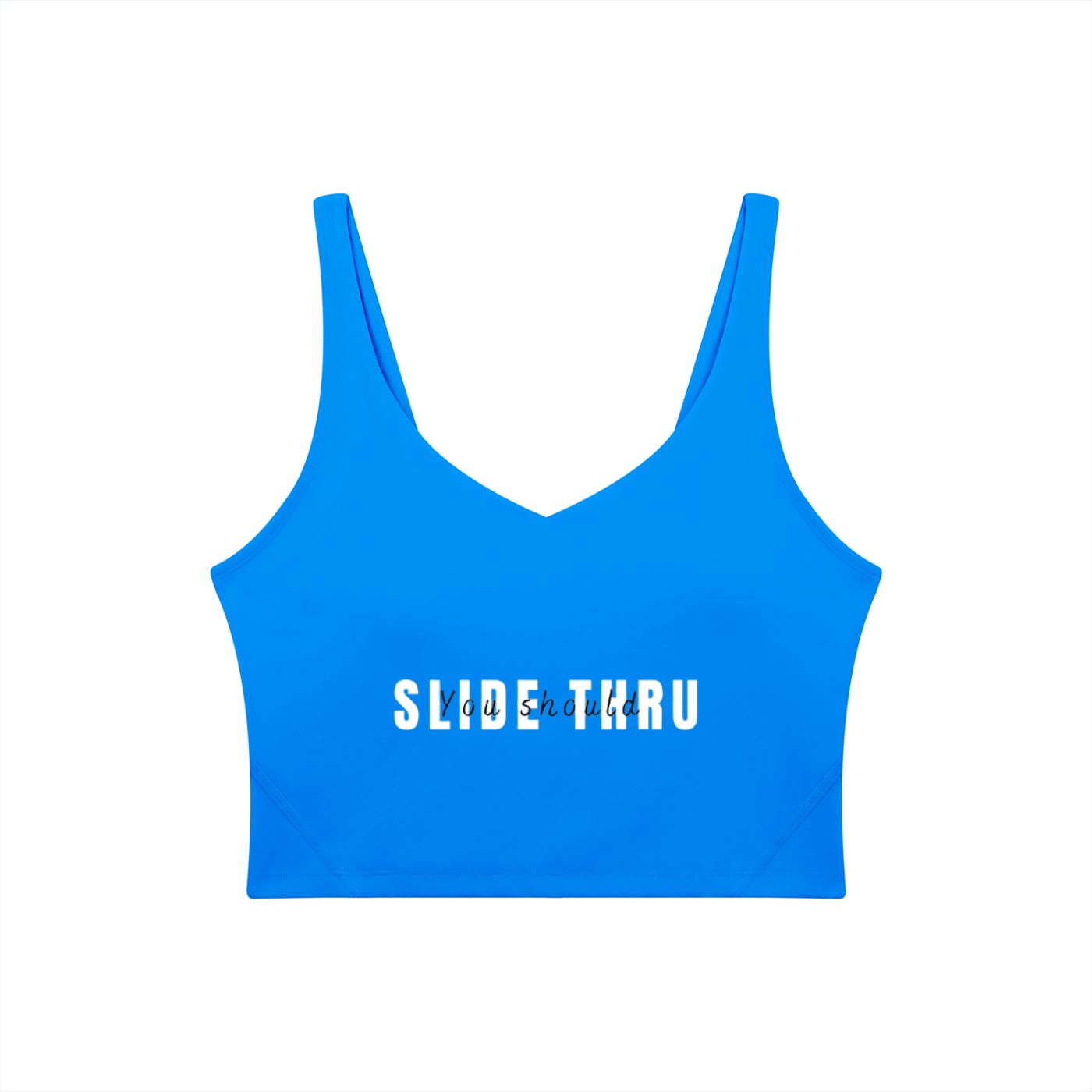 Women's V-Neck Yoga Sports Bra
