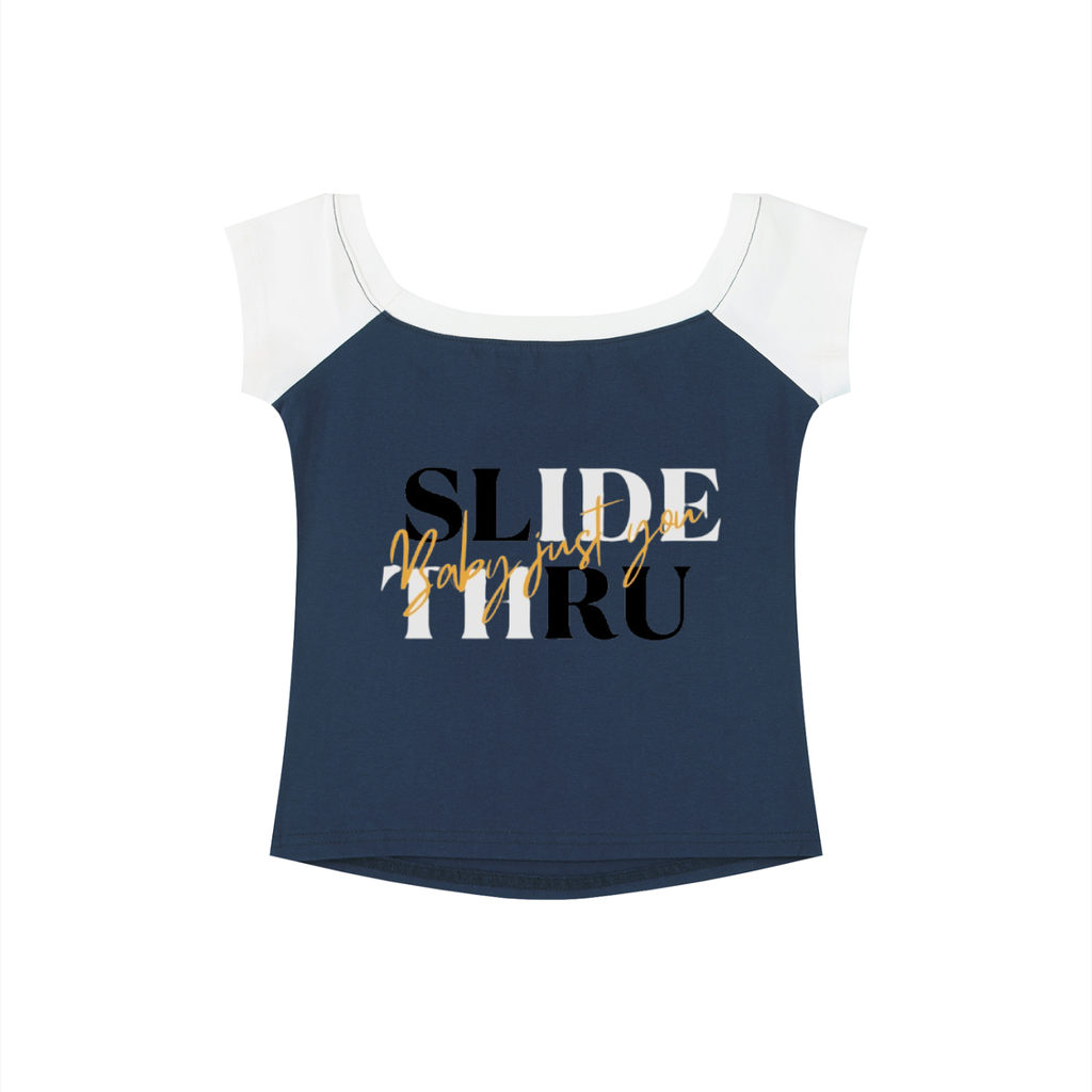 Women's Color Block Raglan Baby T-Shirt