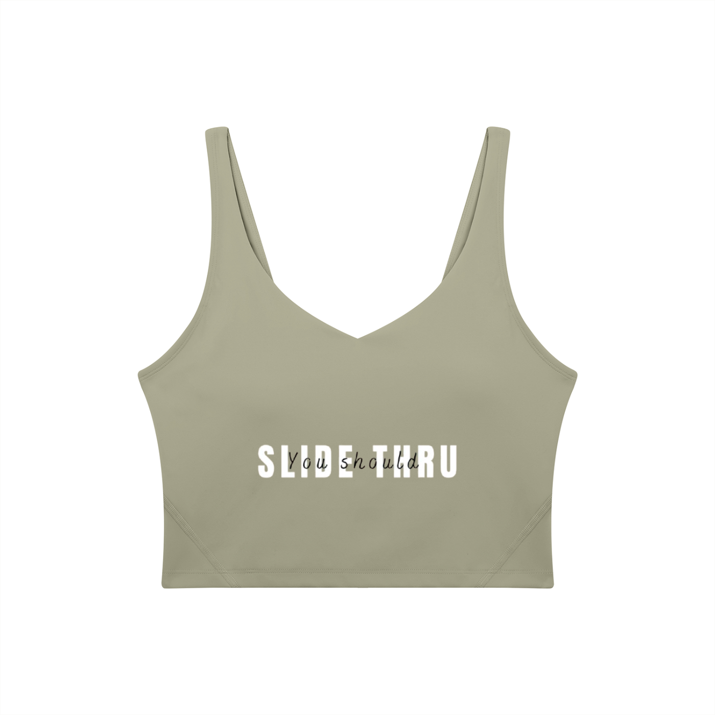 Women's V-Neck Yoga Sports Bra