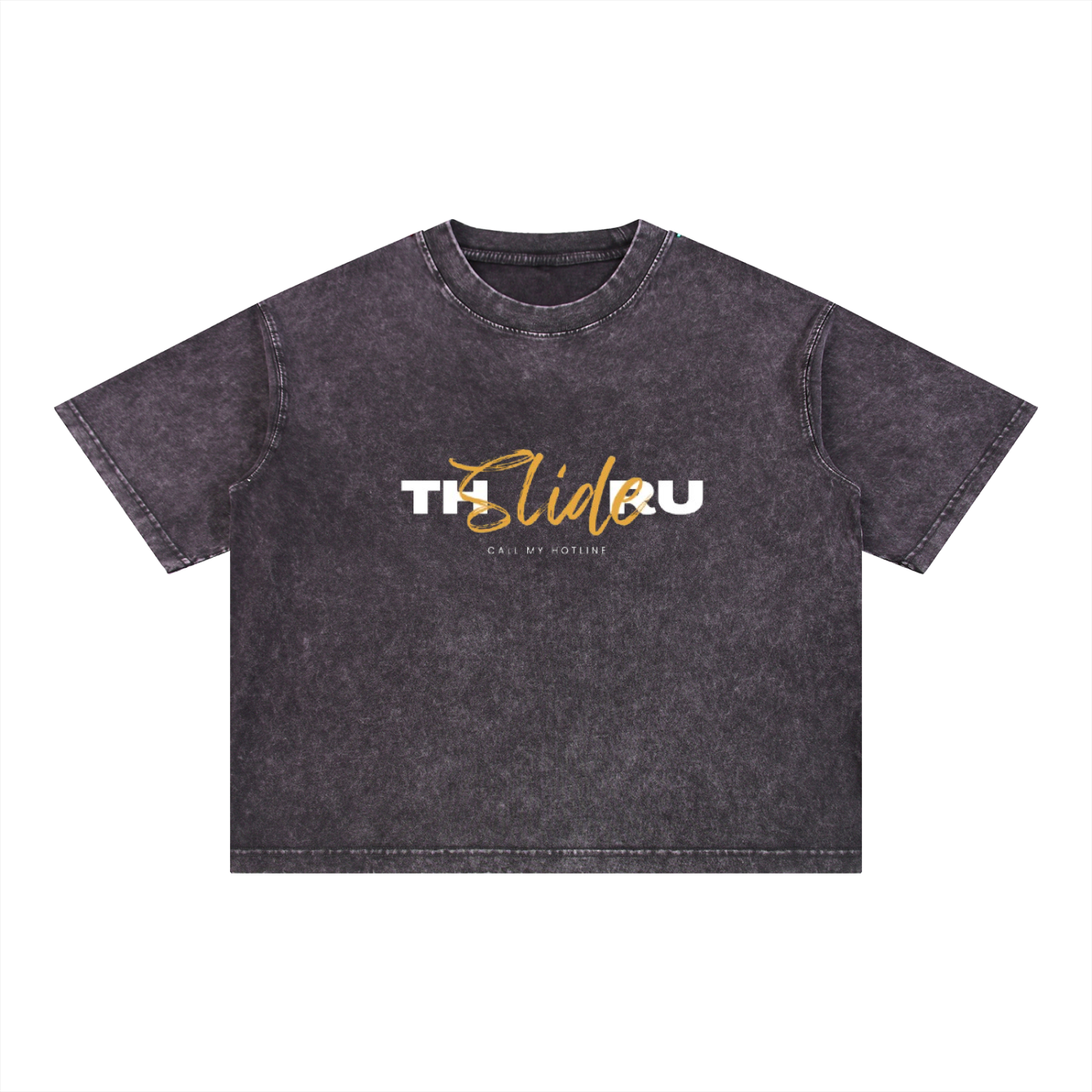 Mineral Wash Boxy Cotton T-Shirt
