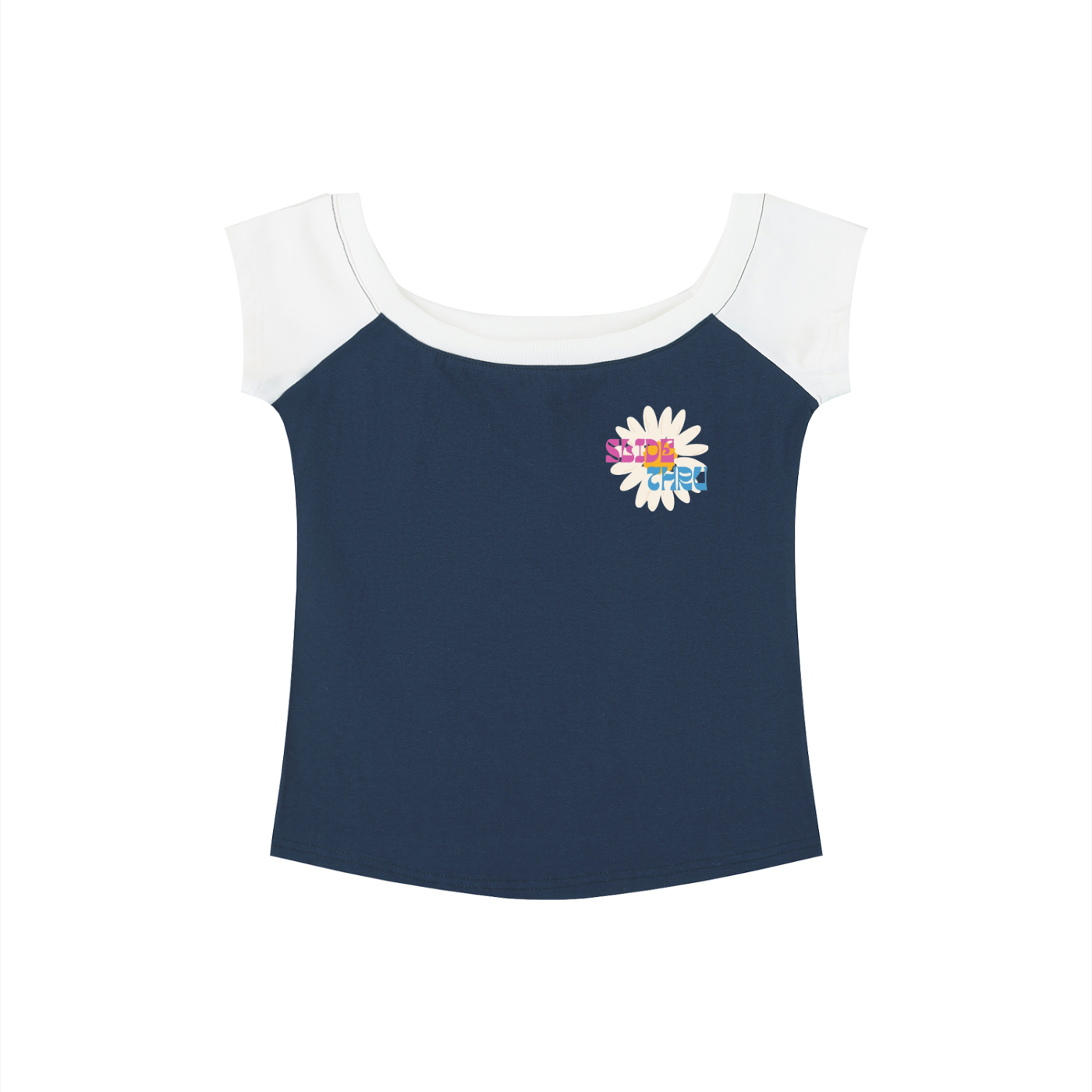 Women's Color Block Raglan Baby T-Shirt