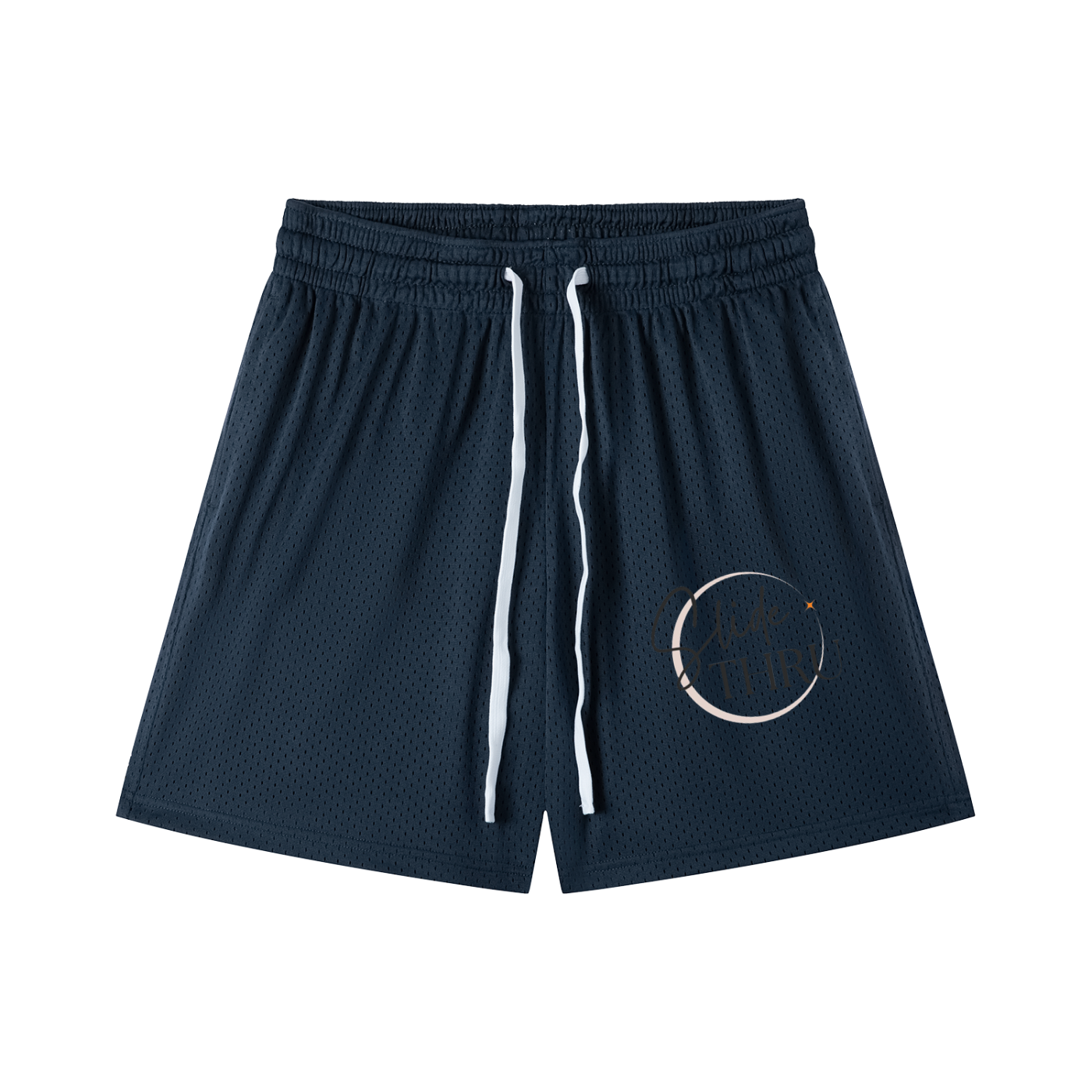 Mesh Drawstring Shorts