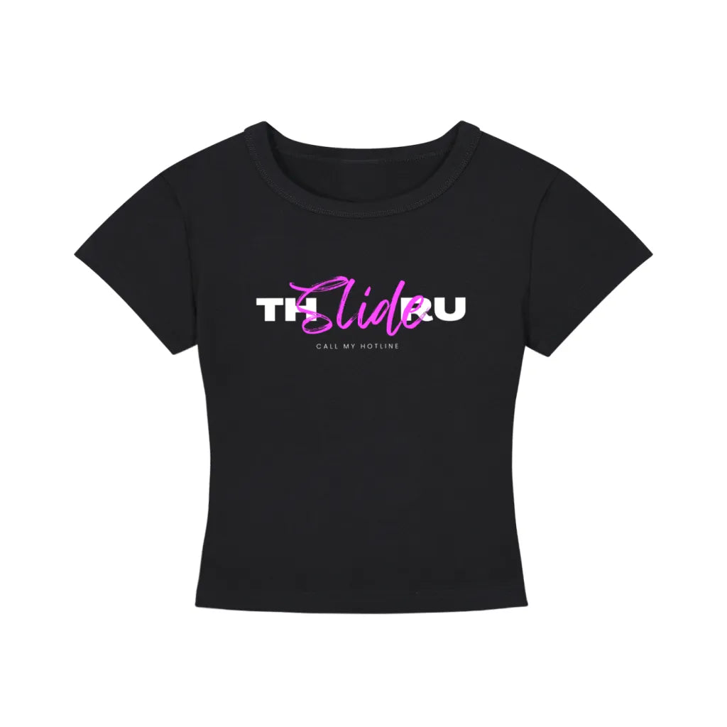 Slide Thru OG Crop Tops - Pink